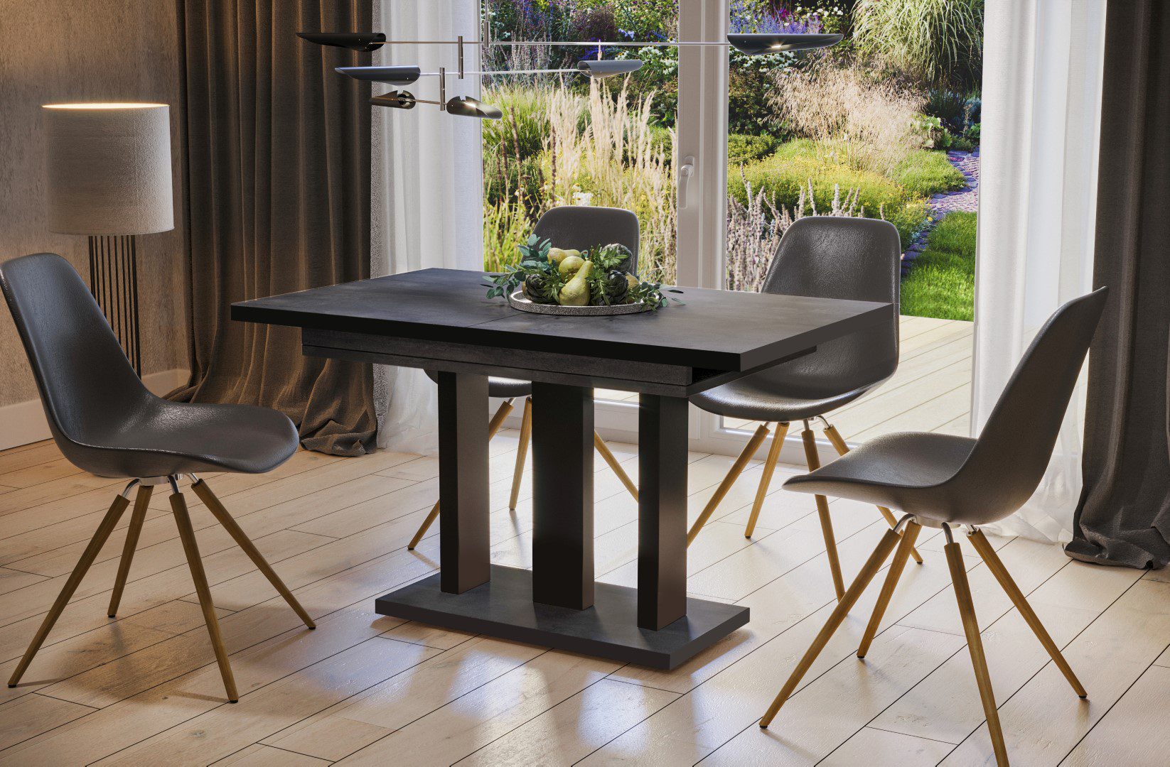 Zwarte eettafels